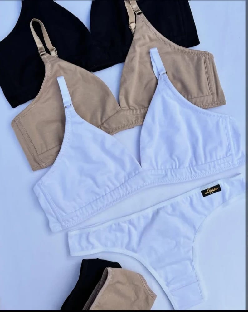 Bralets algodon Doble x3