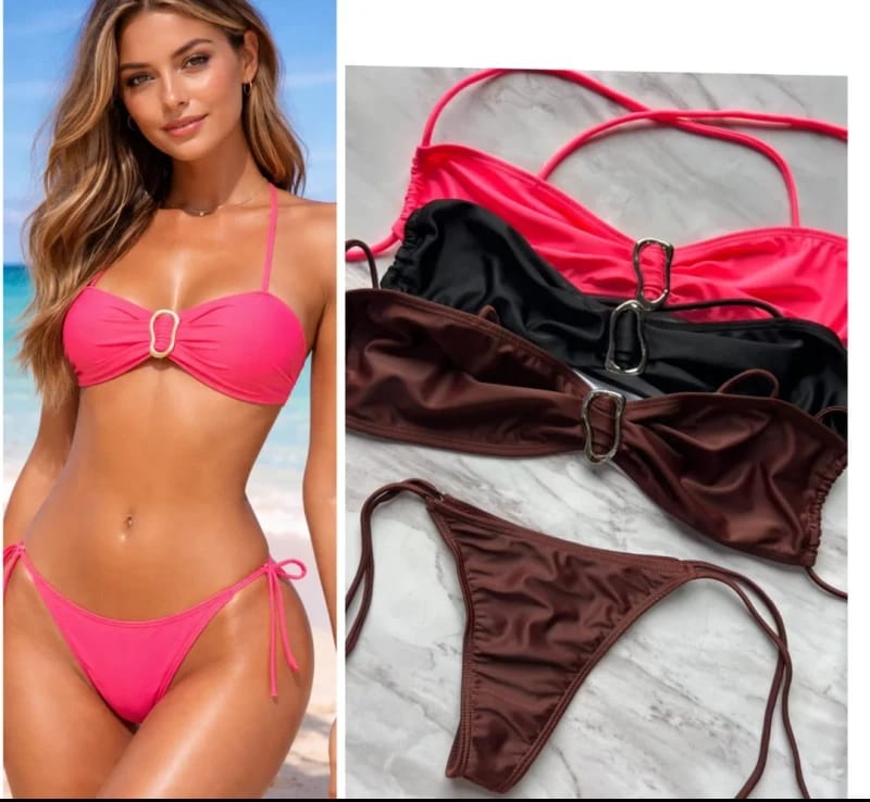 Bikini Atar choco fucs negr x4