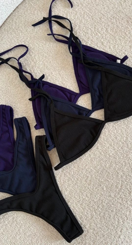 Bikinis Oscuras Morley x4